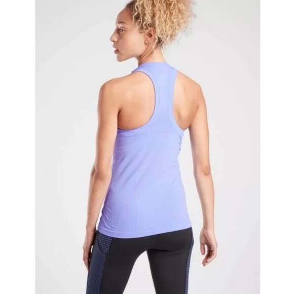 ATHLETA MOMENTUM SEAMLESS TANK, SIZE SMALL, LILAC PURPLE - Picture 3 of 5
